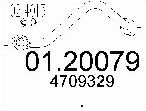 Exhaust Pipe (01.20079)