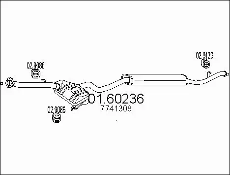 Rear Muffler (01.60236)
