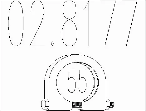 Pipe Connector, exhaust system (02.8177)