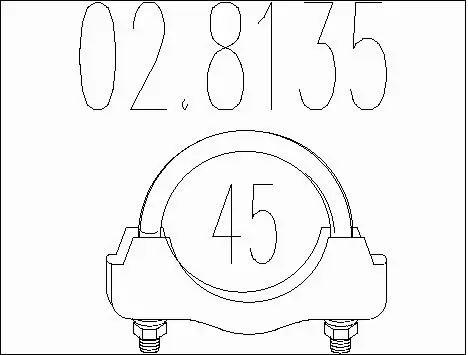 Pipe Connector, exhaust system (02.8135)