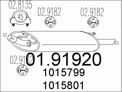 Rear Muffler (01.91920)