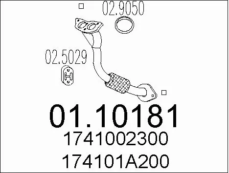 Exhaust Pipe (01.10181)