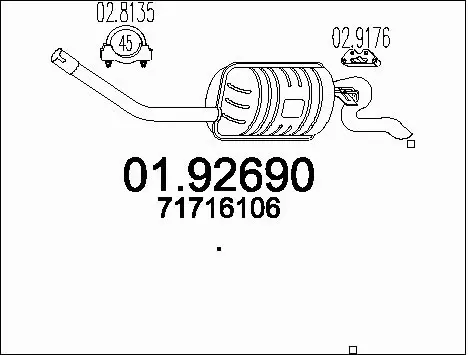 Rear Muffler (01.92690)