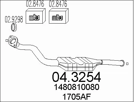 Catalytic Converter (04.3254)