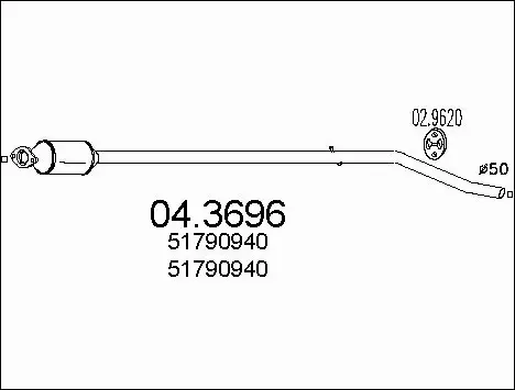 Catalytic Converter (04.3696)