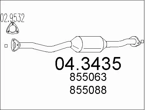 Catalytic Converter (04.3435)