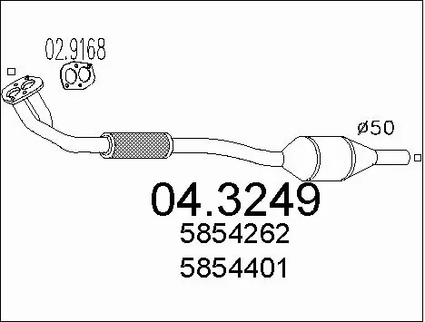 Catalytic Converter (04.3249)