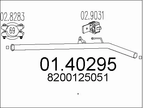 Exhaust Pipe (01.40295)