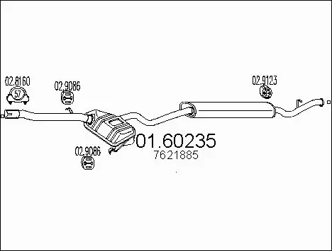 Rear Muffler (01.60235)