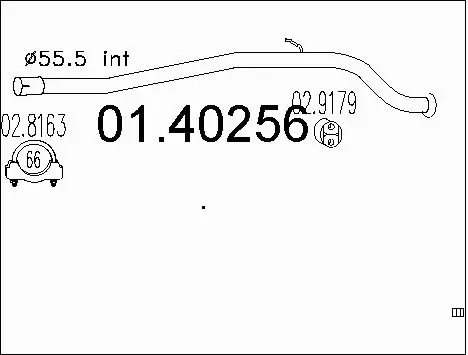 Exhaust Pipe (01.40256)