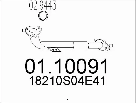 Exhaust Pipe (01.10091)