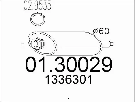 Front Muffler (01.30029)