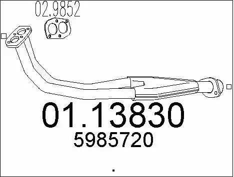 Exhaust Pipe (01.13830)