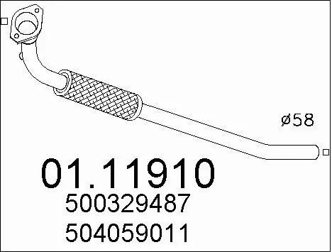 Exhaust Pipe (01.11910)