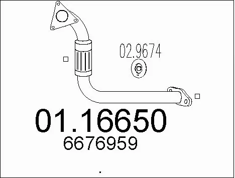 Exhaust Pipe (01.16650)