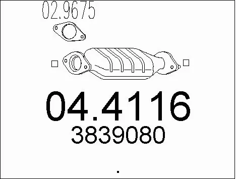 Catalytic Converter (04.4116)