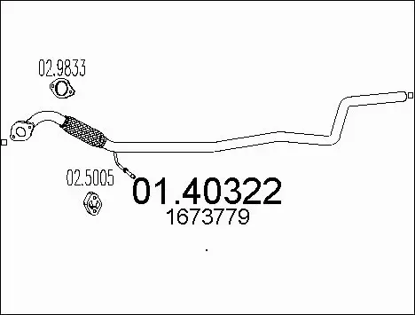 Exhaust Pipe (01.40322)