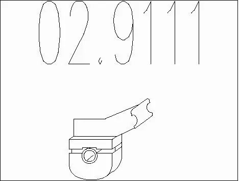 Rubber Buffer, muffler (02.9111)