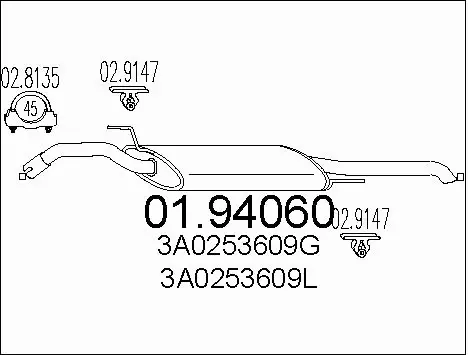 Rear Muffler (01.94060)