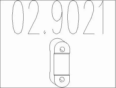 Rubber Buffer, muffler (02.9021)