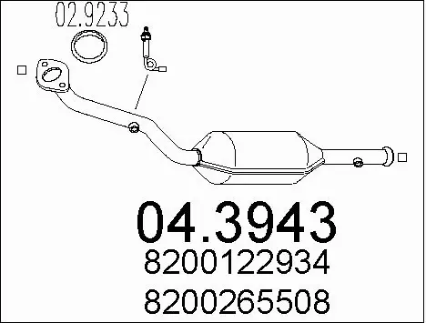 Catalytic Converter (04.3943)