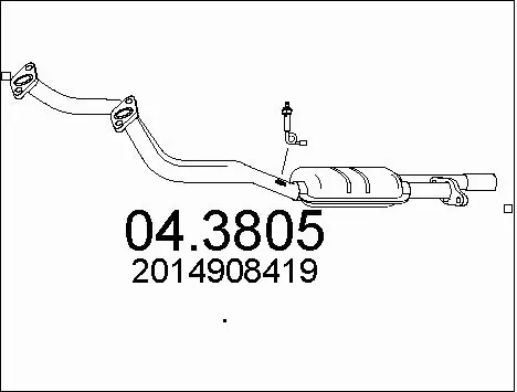 Catalytic Converter (04.3805)