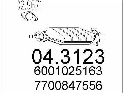 Catalytic Converter (04.3123)