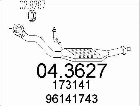Catalytic Converter (04.3627)
