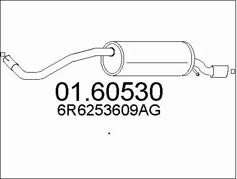 Rear Muffler (01.60530)