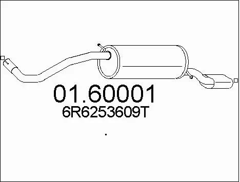 Rear Muffler (01.60001)