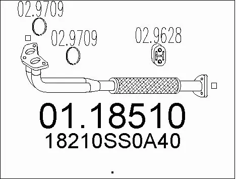Exhaust Pipe (01.18510)