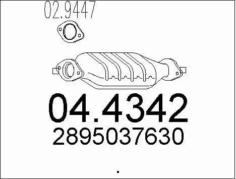 Catalytic Converter (04.4342)
