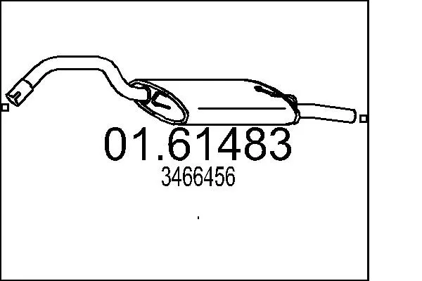 Rear Muffler (01.61483)