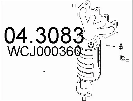 Catalytic Converter (04.3083)