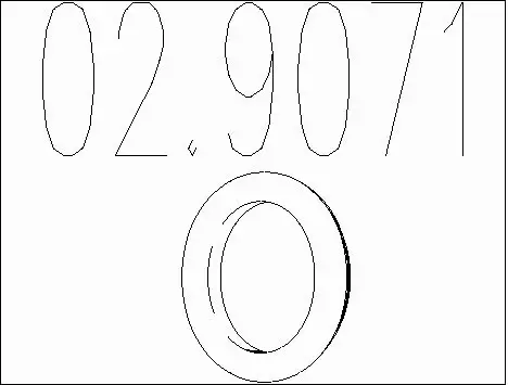 Rubber Buffer, muffler (02.9071)