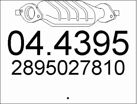 Catalytic Converter (04.4395)