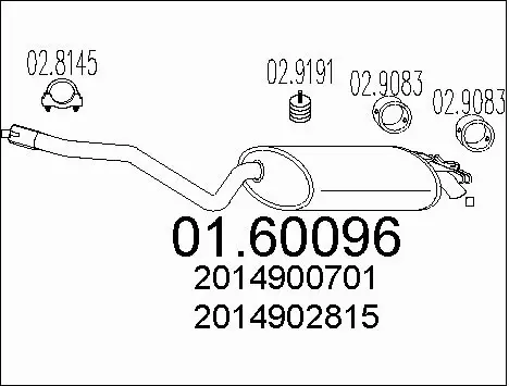 Rear Muffler (01.60096)