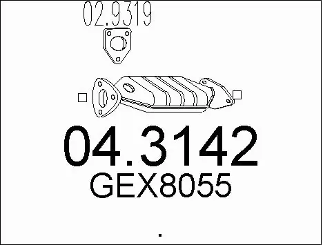 Catalytic Converter (04.3142)