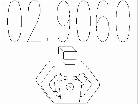 Rubber Buffer, muffler (02.9060)
