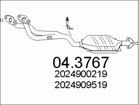 Catalytic Converter (04.3767)