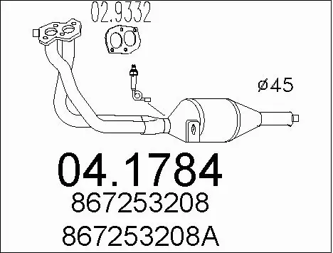 Catalytic Converter (04.1784)
