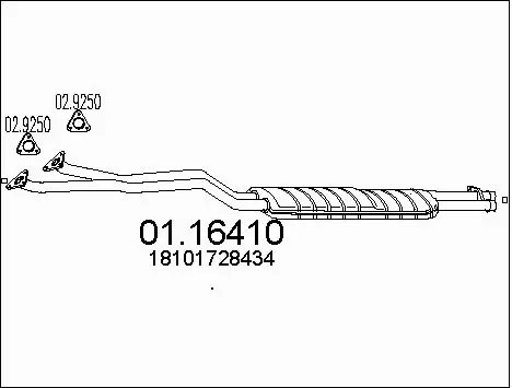 Front Muffler (01.16410)