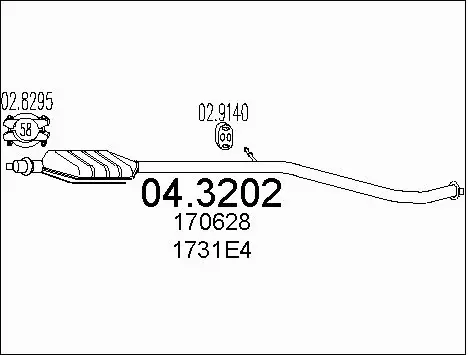 Catalytic Converter (04.3202)