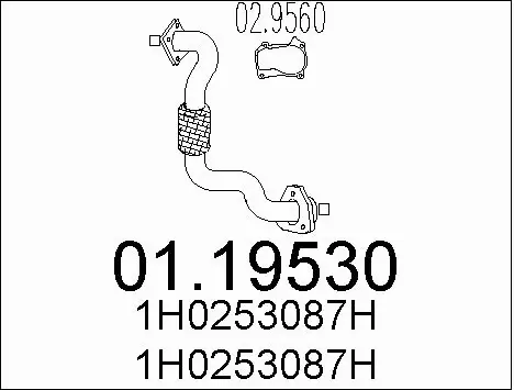 Exhaust Pipe (01.19530)