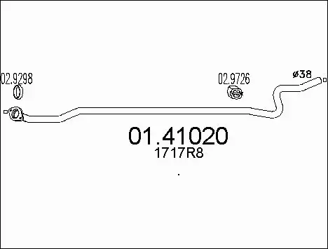 Exhaust Pipe (01.41020)