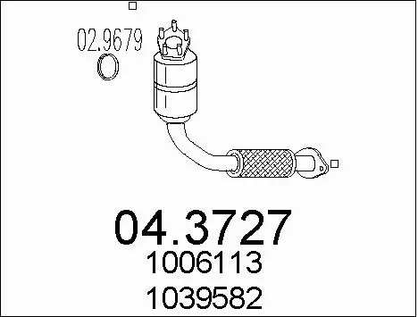 Catalytic Converter (04.3727)