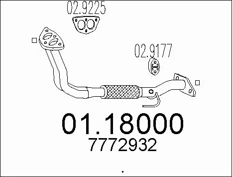 Exhaust Pipe (01.18000)