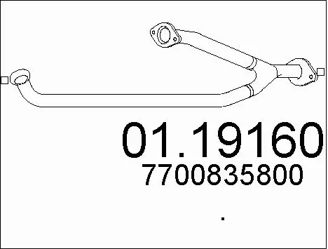 Exhaust Pipe (01.19160)