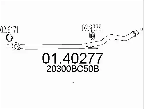 Exhaust Pipe (01.40277)