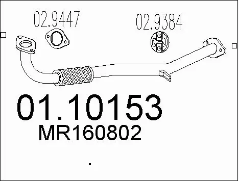 Exhaust Pipe (01.10153)